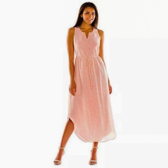 LC Lauren Conrad Dresses & Skirts - LC Lauren Conrad Pink Floral Lined Maxi Dress NWT